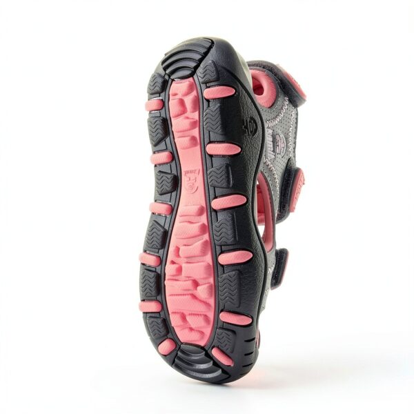 Kamik Girls Sport Sandals Waterproof Light Grey Pink HK9042-4
