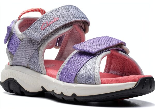 Clarks Grey Combi Sport Sandals Kids Water Friendly-7