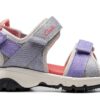 Clarks Grey Combi Sport Sandals Kids Water Friendly-5