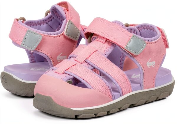 See Kai Run Girls Sport Sandals Bubblegum Pink APMA Accepted-6