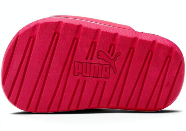 PUMA Girls Sport Sandals Leather Slip On Cushioned Footbed-2