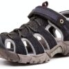 KEEN Kids Closed Toe Sandals Quick Dry Non Slip Black-7