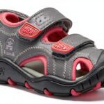 Kamik Girls Sport Sandals Waterproof Light Grey Pink HK9042-0