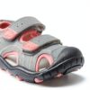 Kamik Girls Sport Sandals Waterproof Light Grey Pink HK9042-3