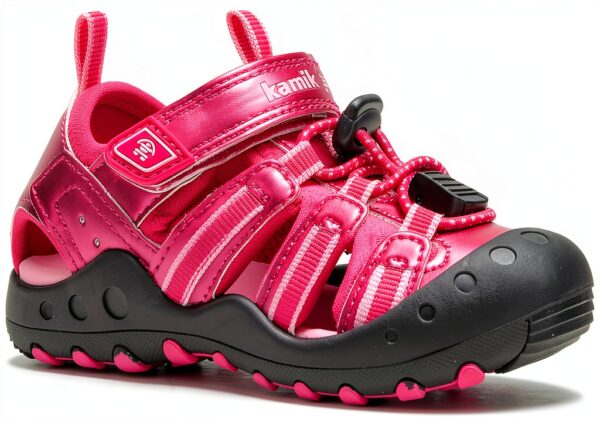 Kamik Girls Pink Sport Sandals Waterproof Vegan Friendly-0