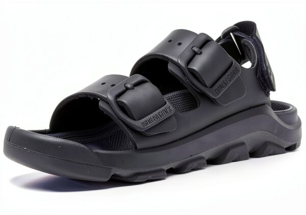 Birkenstock Kids Sandals Black Polyurethane Casual Shoes-0