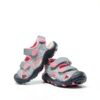 Kamik Girls Sport Sandals Waterproof Light Grey Pink HK9042-5