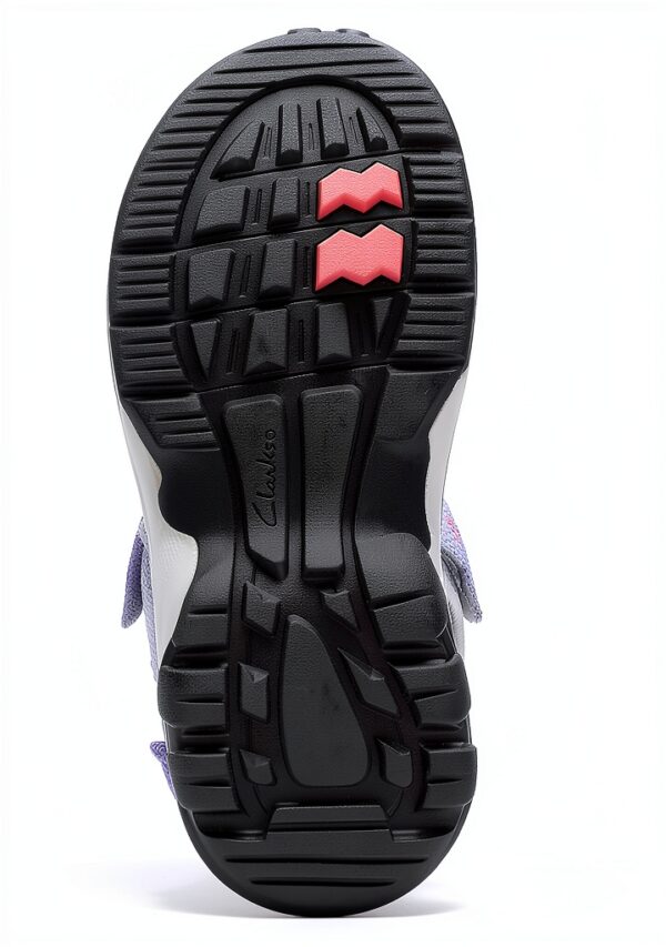 Clarks Grey Combi Sport Sandals Kids Water Friendly-4