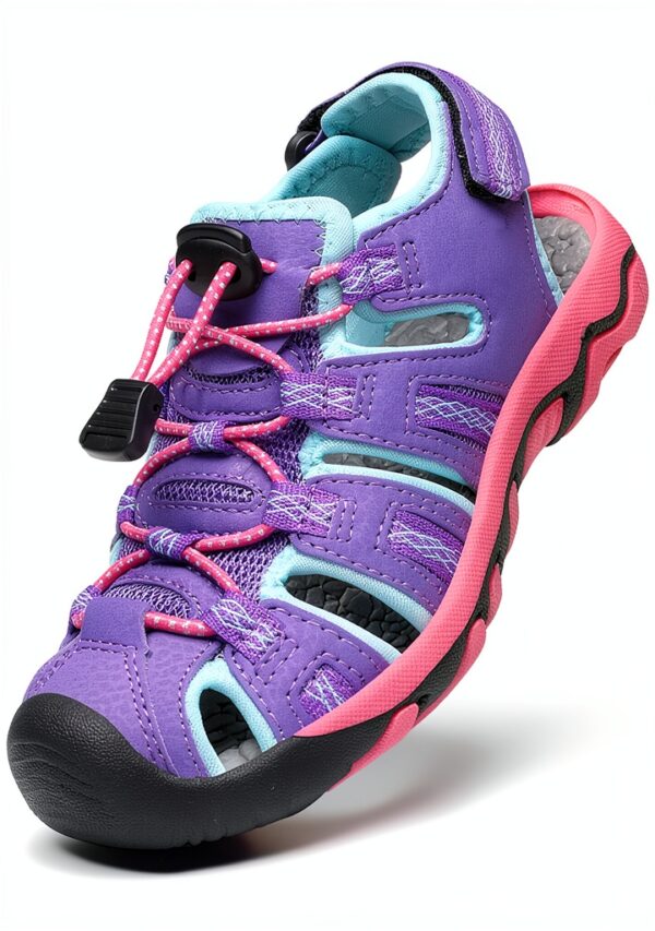 DREAM PAIRS Kids Sport Sandals Cushioned Water Friendly-0