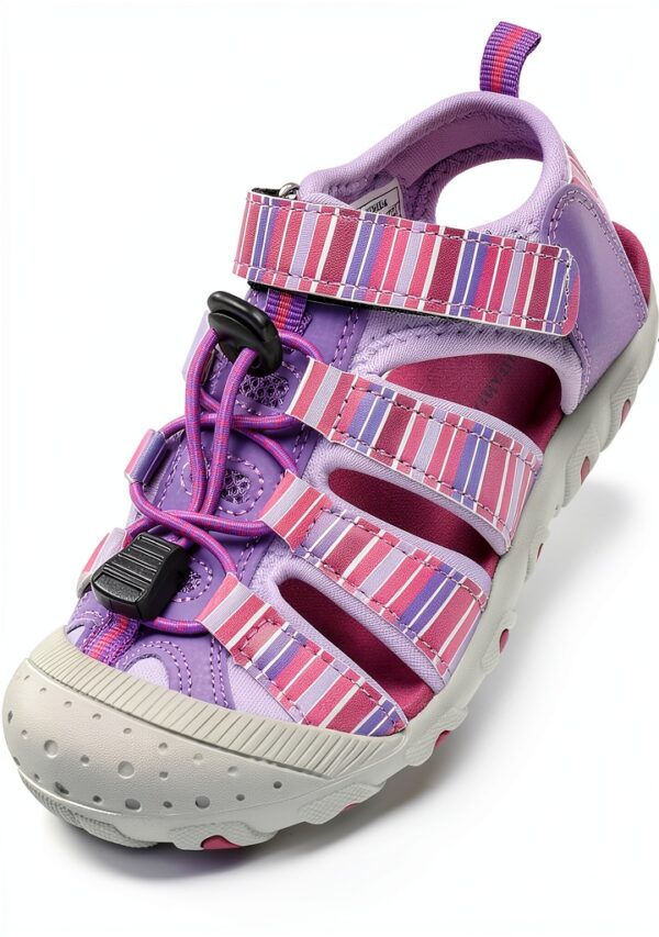 DREAM PAIRS Kids Sport Sandals Quick-Drying Adjustable-0