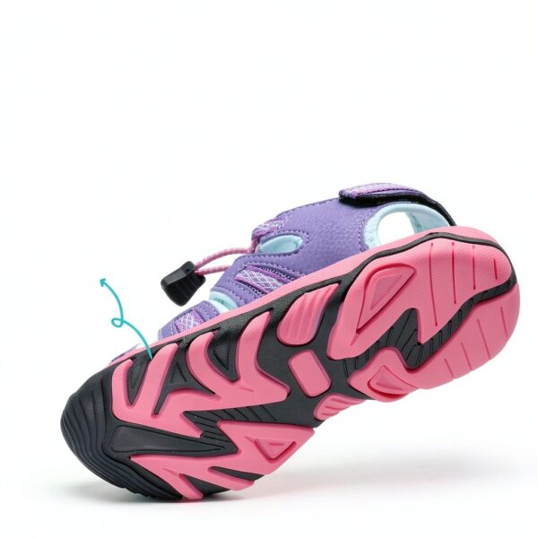 DREAM PAIRS Kids Sport Sandals Cushioned Water Friendly-4