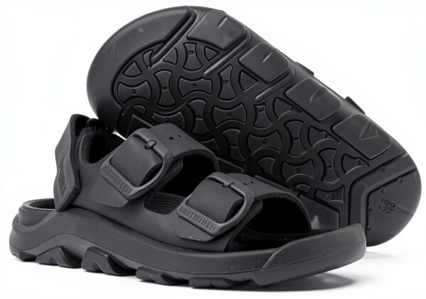 Birkenstock Kids Sandals Black Polyurethane Casual Shoes-1