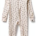 Modern Moments Baby Pajamas Soft Hacci Fabric Footless-0