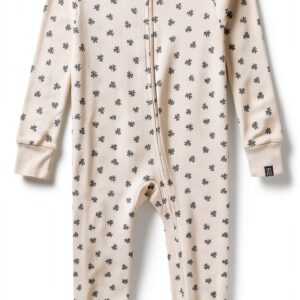 Modern Moments Baby Pajamas Soft Hacci Fabric Footless-0