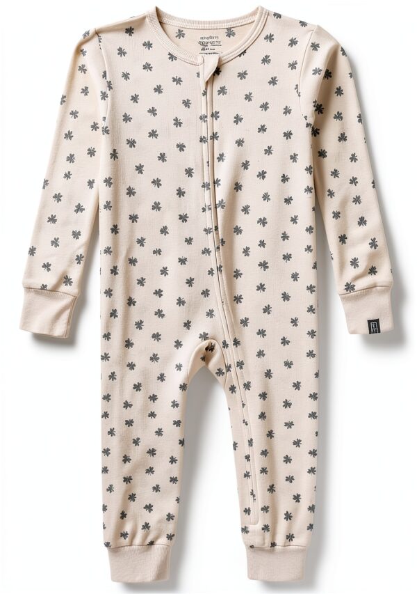 Modern Moments Baby Pajamas Soft Hacci Fabric Footless-0