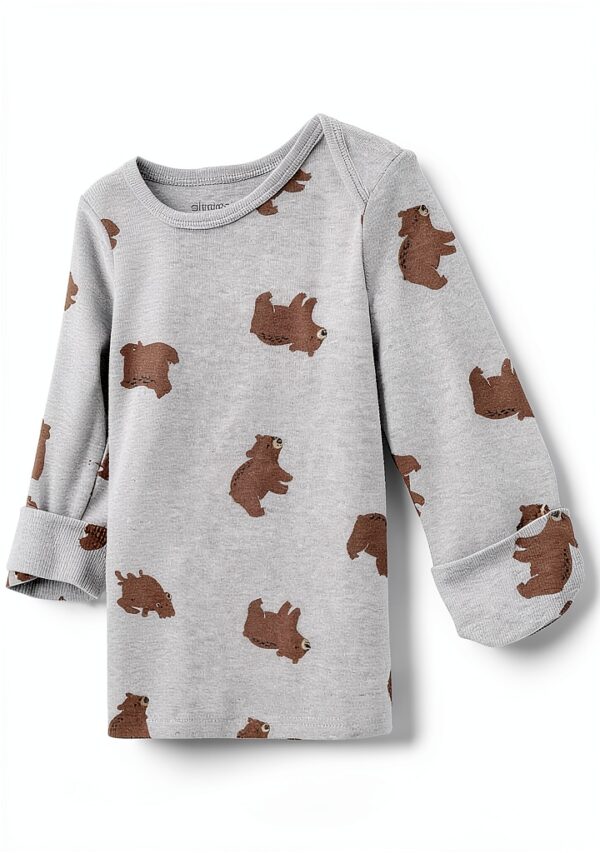 Carters Baby Sleep Gowns Neutral Colors Easy Dressing-2