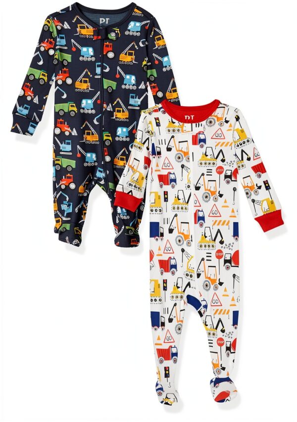 Baby Boys Cotton Pajamas The Childrens Place Construction-0