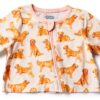 Golden Retriever Baby Sleeper Mud Pie Cotton Spandex Footed-1