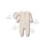 Modern Moments Baby Pajamas Soft Hacci Fabric Footless-3