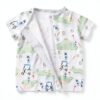 Mud Pie Baby Boys Cotton Sleeper Golf Print Zipper Front-1