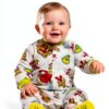 Grinch Baby Sleeper 100 Polyester Fleece Zipper Guard-1