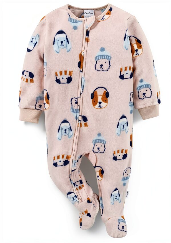 Gerber Baby Boys Blanket Sleepers Cozy Footed Pajamas-1