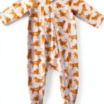 Golden Retriever Baby Sleeper Mud Pie Cotton Spandex Footed-0