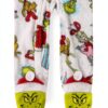 Grinch Baby Sleeper 100 Polyester Fleece Zipper Guard-5