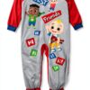 CoComelon Footed Onesie Pajamas Soft Polyester Baby Boys-0
