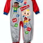 CoComelon Footed Onesie Pajamas Soft Polyester Baby Boys-0