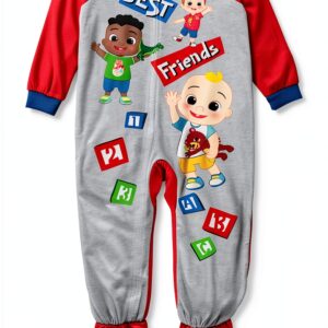 CoComelon Footed Onesie Pajamas Soft Polyester Baby Boys-0