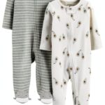 Carters Baby Sleepers 2-Pack Thermal Zipper Unisex-0