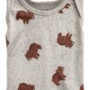 Carters Baby Sleep Gowns Neutral Colors Easy Dressing-1