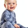 Carters Baby Boys Footed Pajamas Thermal Fabric Zipper-4