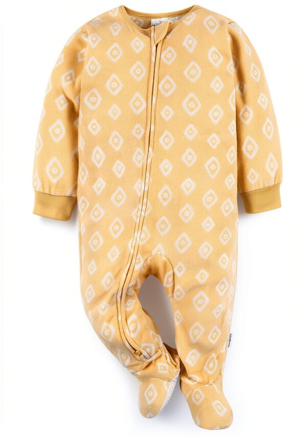 Gerber Baby Blanket Sleepers Cozy Footed Pajamas Safari-2