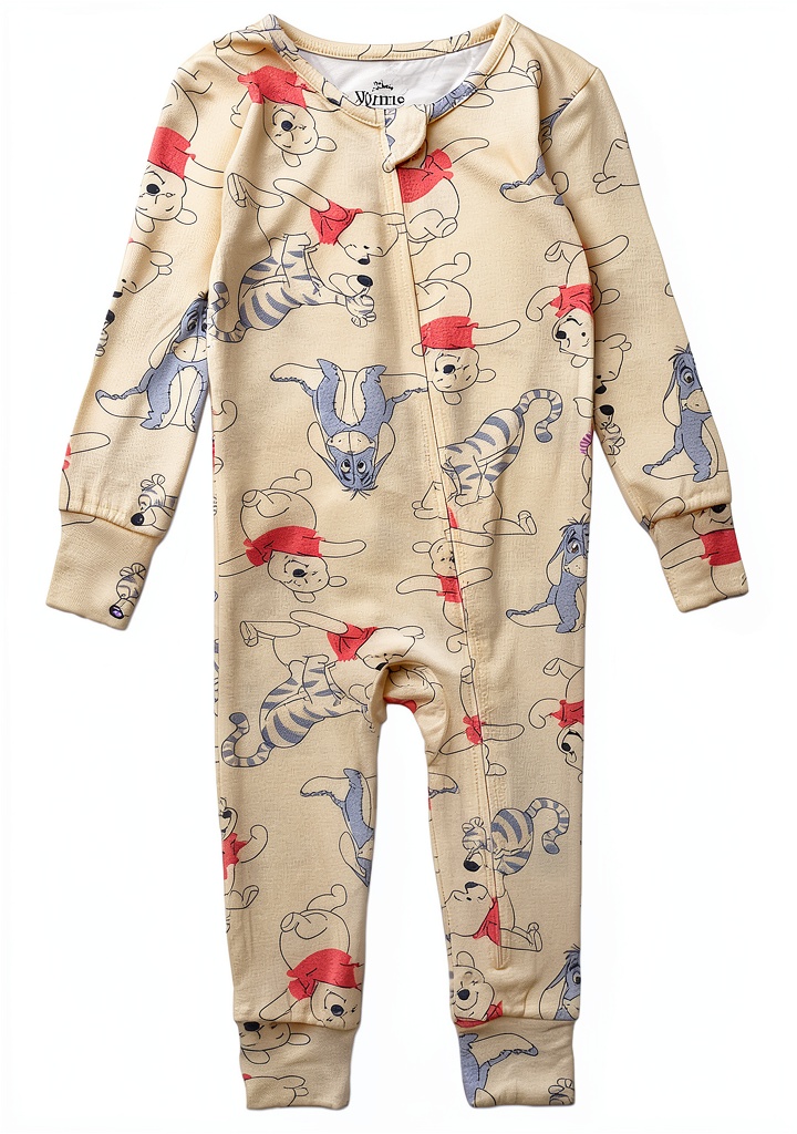 Disney Winnie the Pooh baby pajamas on a child