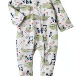 Mud Pie Baby Boys Cotton Sleeper Golf Print Zipper Front-0