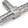 ANPTGHT Stainless Steel Barbed Hose Fittings 304 Union-0