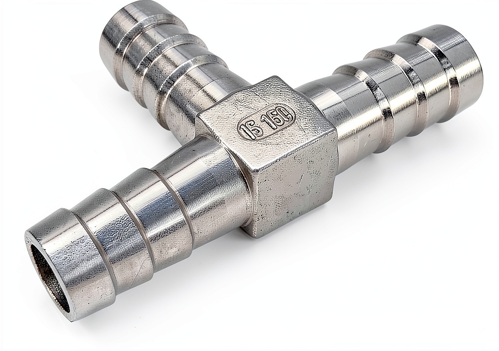 ANPTGHT stainless steel barbed hose fittings in various sizes