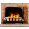 Cast Iron Fireplace Back Plate SIMOND STORE Black-6