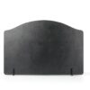 SRIWATANA Iron Fireplace Back Plate 22in Black-3