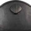 Cast Iron Fireplace Backplate Minuteman Black-0