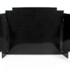 RH Peterson Fireplace Back Plate 36in Black Porcelain-0