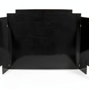 RH Peterson Fireplace Back Plate 36in Black Porcelain-0