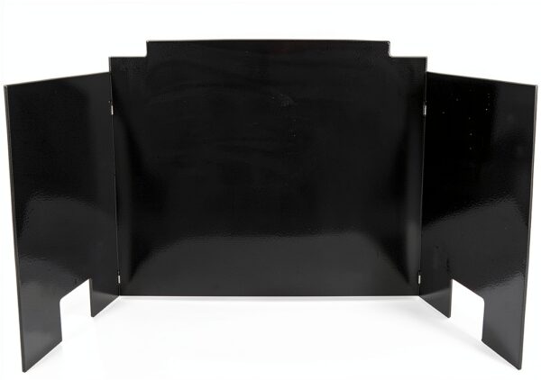 RH Peterson Fireplace Back Plate 36in Black Porcelain-0