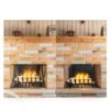 Cast Iron Fireplace Back Plate SIMOND STORE Black-3