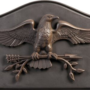 Oakestry Cast Iron Fireplace Back Plate-0