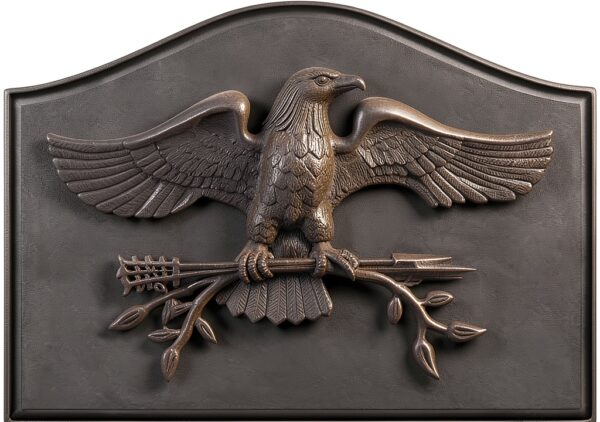 Oakestry Cast Iron Fireplace Back Plate-0