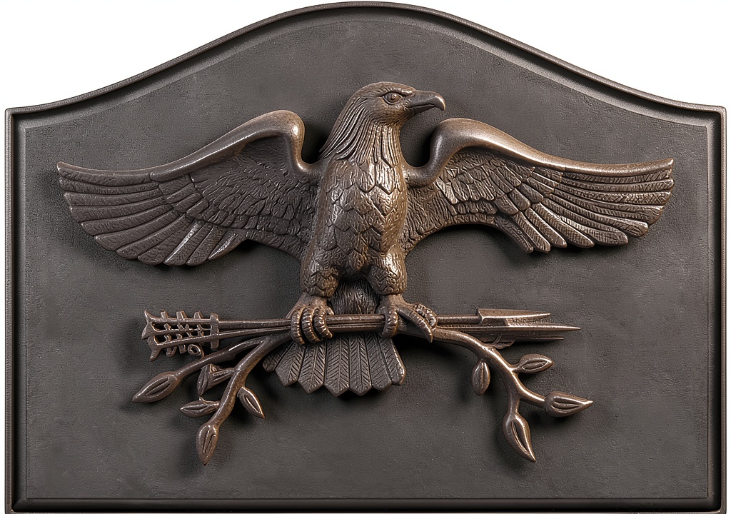 Oakestry Cast Iron Fireplace Back Plate