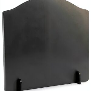 SRIWATANA Iron Fireplace Back Plate 22in Black-0